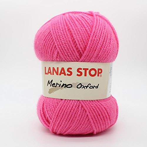 Lanas Stop M-Oxford Ovillo de Color Chicle Cod. 834
