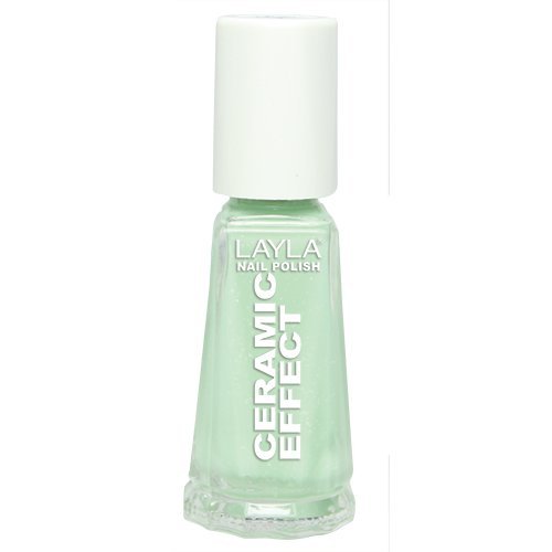 Layla Cosméticos 1243R23-105 sorbete de cerámica esmalte de uñas Efecto N.105 - Dinastía menta, 1er Pack (1 x 0:01 l)