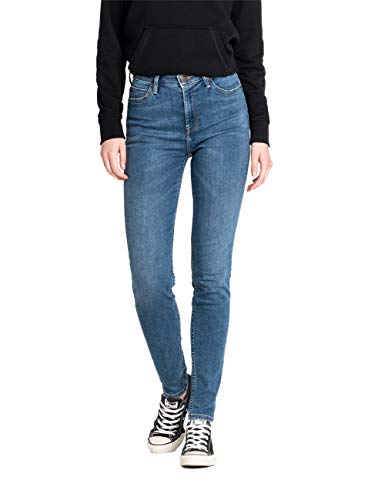 Lee Scarlett High Jeans, Mid Copan, 30W x 29L para Mujer