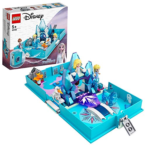 LEGO 43189 Disney Frozen 2 Cuentos e Historias: Elsa y el Nokk, Set Portátil, Juguete de Viaje para Niños y Niñas