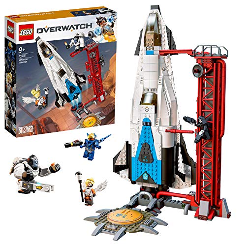 LEGO - Overwatch Observatorio: Gibraltar Set de construcción con Cohete Espacial de Juguete inspirado en el videojuego, Novedad 2019 (75975)