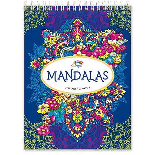 Libros Mandalas Colorear Adultos por Colorya, Papel Calidad Premium, Sin Manchas, Impresión A Una Cara, Libro Tamaño A4 y Espiralado - Libros Colorear Mandalas Adultos, Libros Colorear Adultos Libros Mandalas Colorear Adultos por Colorya, Papel Calidad Premium, Sin Manchas, Impresión A Una Cara, Libro Tamaño A4 y Espiralado - Libros Colorear Mandalas Adultos, Libros Colorear Adultos
