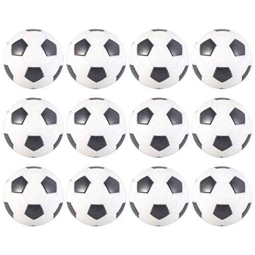 LIOOBO 12 Piezas Mesa Mini Pelotas de Fútbol Balones de Fútbol de Futbolín de Mesa para Niños Adultos Actividades Deportivas (32 mm) LIOOBO 12 Piezas Mesa Mini Pelotas de Fútbol Balones de Fútbol de Futbolín de Mesa para Niños Adultos Actividades Deportivas (32 mm)