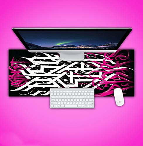 LKJHG Chicano - Alfombrilla de teclado para niña, diseño de hip hop, color rosa