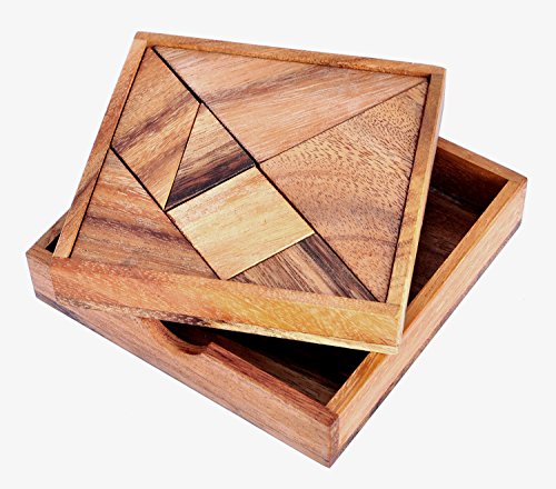 LOGICA GIOCHI Art. Tangram - 100 Puzzles en 1 - Rompecabezas de Madera Preciosa - Puzzle Inteligente De Madera - Juego Educativo para Niños LOGICA GIOCHI Art. Tangram - 100 Puzzles en 1 - Rompecabezas de Madera Preciosa - Puzzle Inteligente De Madera - Juego Educativo para Niños