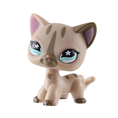 Lps Juguete Pet Shop Pequeño Pelo Corto Gato Rosa Negro Antiguo Perro Perro Perro Perro Perro salchicha Pastor Anime Figura Modelo Niños Juguetes de Vacaciones 27