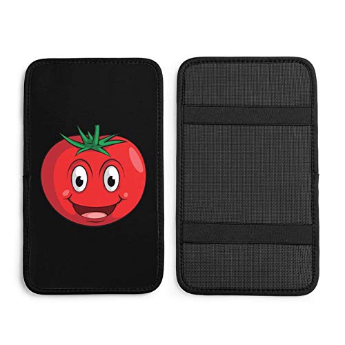 LREFON Smile Tomato Auto Center Consola Pad Coche Reposabrazos Asiento Protector de la Cubierta de la Caja para la mayoría de los vehículos