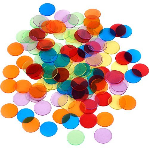 Lvcky - 120 marcadores de plástico transparentes con bolsa de almacenamiento