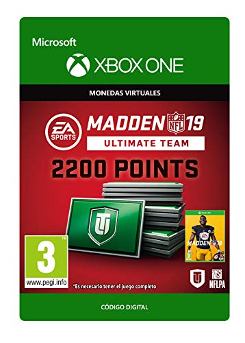 Madden NFL 19: MUT 2200 Madden Points Pack - Xbox One - Código de descarga