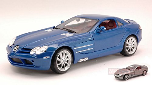 Maisto MI36653BL Mercedes SLR MC Laren Blue 1:18 MODELLINO Die Cast Model Compatible con