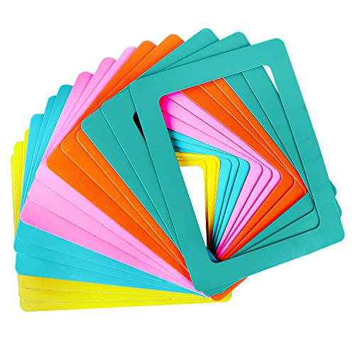 Marco de Fotos con Iman para Refrigerador - Pack 15 Marco Magnetico 5 Colores Surtidos - Iman Portafoto Nevera para Foto 11.4 cm x 15.4 cm (4 x 6 inches) para Fotos Familiares, Diversión para Niños Marco de Fotos con Iman para Refrigerador - Pack 15 Marco Magnetico 5 Colores Surtidos - Iman Portafoto Nevera para Foto 11.4 cm x 15.4 cm (4 x 6 inches) para Fotos Familiares, Diversión para Niños