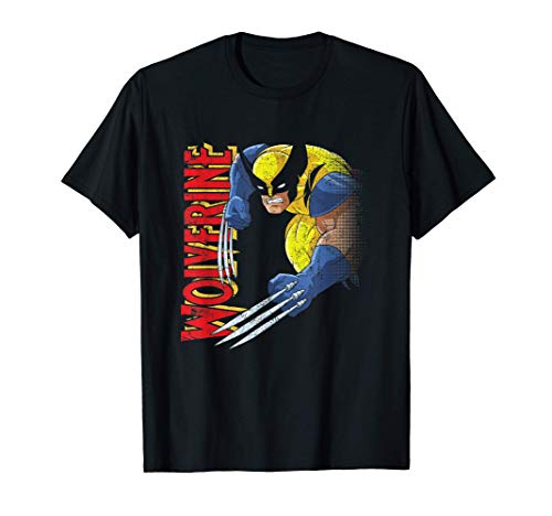 Marvel X-Men Wolverine 90s Animated Series Camiseta