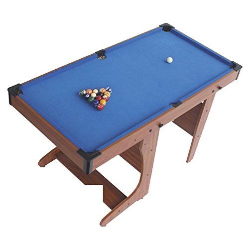 | MASGAMES | Billar plegable Garona | práctica mesa de billar americano plegable | uso doméstico | Accesorios incluidos |