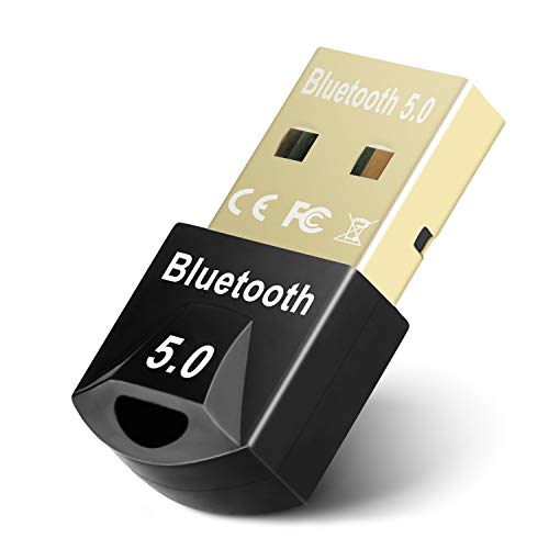 Maxuni Adaptador Bluetooth 5.0, USB Dongle Bluetooth para computadora Transferencia inalámbrica de Escritorio para portátil, Auriculares, Altavoces, Teclado, Compatible con Windows 10/8.1/8 /7 Maxuni Adaptador Bluetooth 5.0, USB Dongle Bluetooth para computadora Transferencia inalámbrica de Escritorio para portátil, Auriculares, Altavoces, Teclado, Compatible con Windows 10/8.1/8 /7