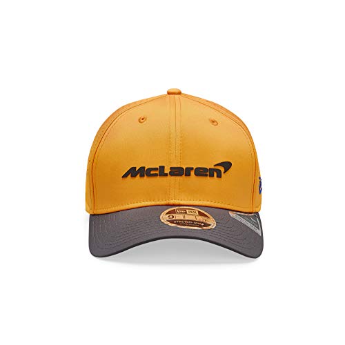 McLaren - Colección Oficial de Productos de Fórmula 1 2020 - Lando Norris Cap 9Fifty - Gorra de Beisbol - Hombres - Naranja - M/L