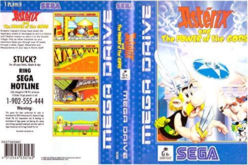 Mega Drive - Asterix and the Power of the Gods - [Versión Europea]