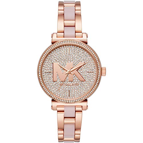 Michael Kors Reloj Analógico para Mujer de Cuarzo con Correa en Acero Inoxidable MK4336