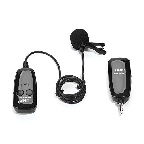 Micrófono inalámbrico de solapa Lavalier Grabación UHF Micro con reducción de ruido profesional inalámbrico para iOS Android Uso para la transmisión en directo, grabación de vídeo Youtube TikTok Micrófono inalámbrico de solapa Lavalier Grabación UHF Micro con reducción de ruido profesional inalámbrico para iOS Android Uso para la transmisión en directo, grabación de vídeo Youtube TikTok