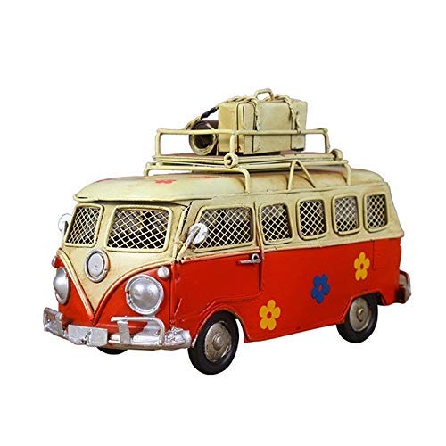 Modelo del coche de metal antiguo modelo de coche de la vendimia, Retro Nostálgico chapa de hierro del modelo del coche creativo autobús hucha hecha a mano de la decoración del regalo de Inglaterra au Modelo del coche de metal antiguo modelo de coche de la vendimia, Retro Nostálgico chapa de hierro del modelo del coche creativo autobús hucha hecha a mano de la decoración del regalo de Inglaterra au