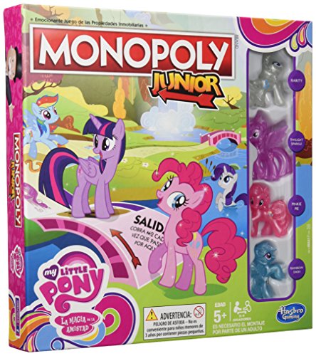 Monopoly Hasbro - Juego de Mesa Junior, Edición My Little Pony (B8417105) Monopoly Hasbro - Juego de Mesa Junior, Edición My Little Pony (B8417105)