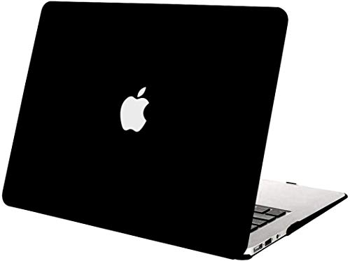 MOSISO Funda Dura Compatible con MacBook Air 13 Pulgadas (A1369 / A1466, Versión 2010-2017), Ultra Delgado Carcasa Rígida Protector de Plástico Cubierta, Negro