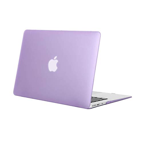 MOSISO Funda Dura Compatible con MacBook Air 13 Pulgadas (A1369 / A1466, Versión 2010-2017), Ultra Delgado Carcasa Rígida Protector de Plástico Cubierta, Purpúreo Claro