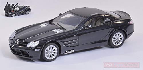 Motormax MTM73004BK Mercedes SLR MC Laren 2005 Black 1:12 MODELLINO Die Cast Compatible con
