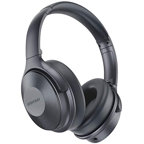 Mpow H17 Auriculares con Cancelación de Ruido, 45 Horas de Reproducir, Cascos Bluetooth Diadema con Carga Rápida, Sonido Hi Fi, Auriculares Diadema Bluetooth con Micrófono para TV, Móvil, PC