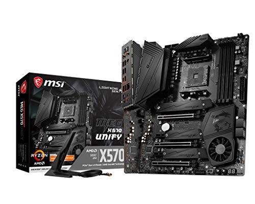 MSI MEG X570 UNIFY - Placa base Enthustiast Gaming (AM4, 3 x PCI-E 4.0 x16, 4 DIMMs, DDR4-4600+, 3 x Lightning Gen4 M.2, 4 x SATA 6 Gb/s) MSI MEG X570 UNIFY - Placa base Enthustiast Gaming (AM4, 3 x PCI-E 4.0 x16, 4 DIMMs, DDR4-4600+, 3 x Lightning Gen4 M.2, 4 x SATA 6 Gb/s)