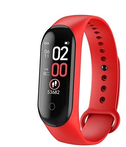 MT Reloj Inteligente Reloj Inteligente Mi Band M4 Pulsómetro Fitness Tracker Podómetro Calorías Consumo de Sueño Impermeable IP67, IOS, Android, SMS, Facebook, Whats App, Información de Llamada MT Reloj Inteligente Reloj Inteligente Mi Band M4 Pulsómetro Fitness Tracker Podómetro Calorías Consumo de Sueño Impermeable IP67, IOS, Android, SMS, Facebook, Whats App, Información de Llamada