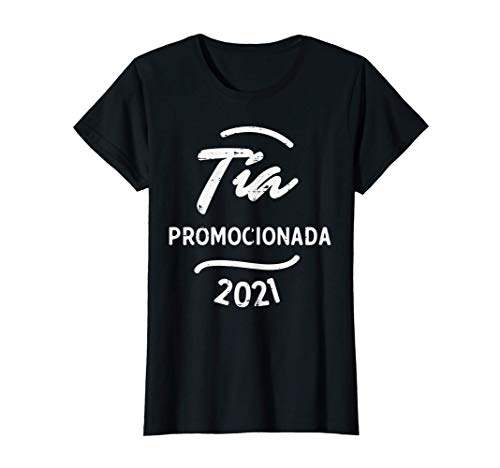 Mujer Futura Tia Promocion 2021 Anuncio Embarazo Mujer Regalo Camiseta