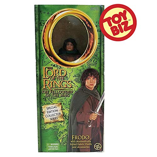 Muñeca Frodo Baggins Lord of The Rings LOTR Lord of The Rings 12" Frodo Figure Toy Biz Special Edition Collector Series Nib