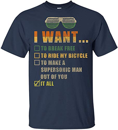 Music Lover Gift I Want It All Music T-Shirt Vintage T-Shirt