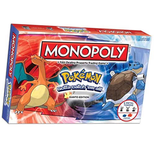 MXGP Monopoly Pokémon Board Game Monopoly Pokémon Multiplayer Fun Party Card Games Family Deck Card Games Juegos de Estrategia para niños de 8 años en adelante (edición en inglés)