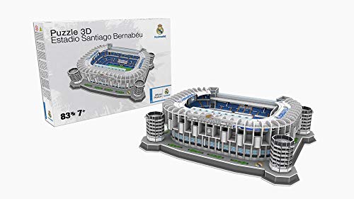 NANOSTAD Estadio Santiago Bernabeu (Real Madrid CF) Puzzle 3D (Producto Oficial Licenciado)