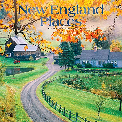 New England Places 2021 Calendar: Foil Stamped Cover