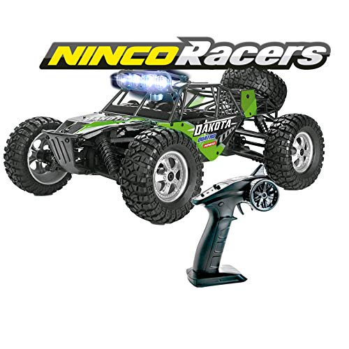 Ninco-NH93140 Ninco NincoRacers Dakota. Desert Buggy teledirigido a escala 1/12 y tracción a las 4 ruedas. Color negro. 34x26x15.5cm. NH93140
