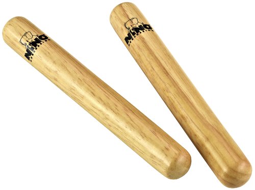 Nino Percussion NINO502 - Claves de madera (tamaño S)