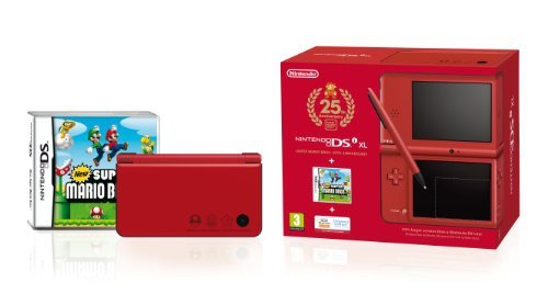Nintendo DSi XL + New Super Mario Bros - juegos de PC (LCD, 106.7 mm (4.2 "), SD, SDHC, 100-240 V, 314 g, 161 x 21.2 x 91.4 mm) Rojo Nintendo DSi XL + New Super Mario Bros - juegos de PC (LCD, 106.7 mm (4.2 "), SD, SDHC, 100-240 V, 314 g, 161 x 21.2 x 91.4 mm) Rojo