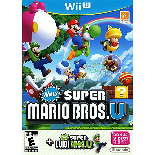 Nintendo New Super Mario Bros. U + New Super Luigi U Bundle, Wii U Básico + complemento Wii U vídeo - Juego (Wii U, Wii U, Plataforma, Modo multijugador, E (para todos))