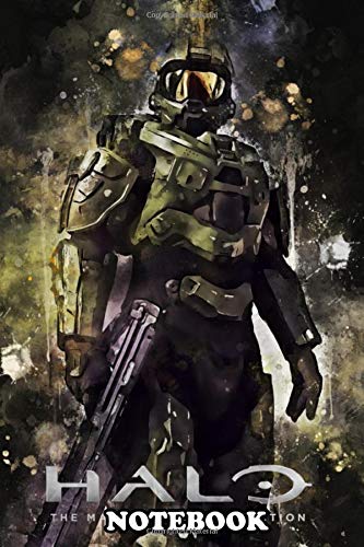 Notebook: Halo The Master Chief Collection Is A Compilation Of F , Journal for Writing, College Ruled Size 6" x 9", 110 Pages