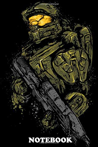 Notebook: Master Chief , Journal for Writing, College Ruled Size 6" x 9", 110 Pages