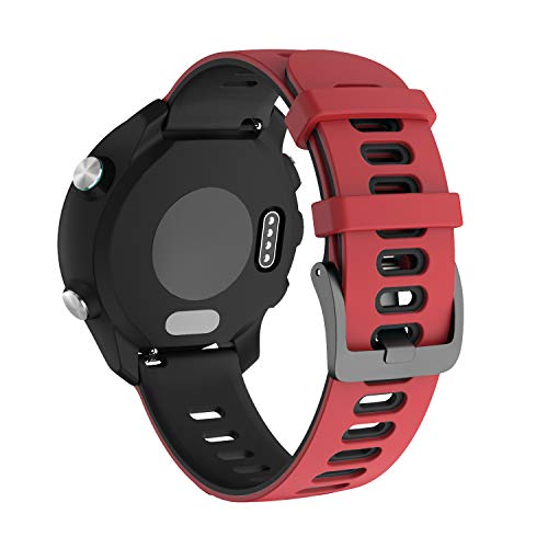 NotoCity Correa para Garmin Vivoactive 3/Forerunner 235/245/Samsung Galaxy Watch 42mm,20mm Repuesto de Correa Reloj de Silicona para Amazfit Bip Xiaomi/Gear Sport/Active
