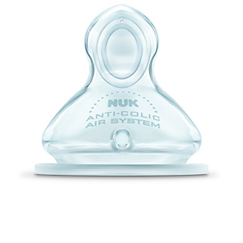 Nuk First Choice 710011 - Tetinas de silicona (2 unidades, talla 1, para agua, tamaño S) Nuk First Choice 710011 - Tetinas de silicona (2 unidades, talla 1, para agua, tamaño S)
