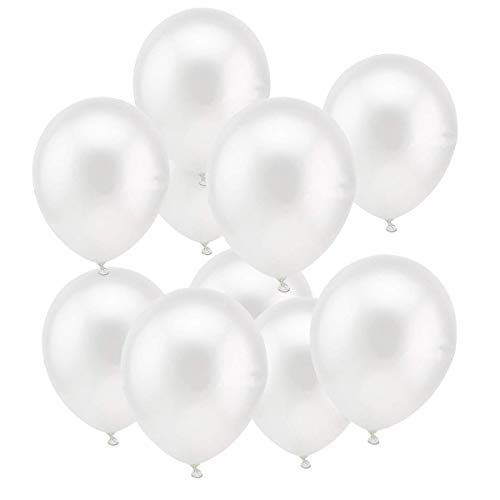 O-Kinee Globos Blancos,100 Piezas Globos Helio Latex Perla Globos Ø 30 cm para Bodas Aniversario,Niña Bautizos Comunion Baby Shower,1 Año Cumpleaños Fiesta Arco Decoracion O-Kinee Globos Blancos,100 Piezas Globos Helio Latex Perla Globos Ø 30 cm para Bodas Aniversario,Niña Bautizos Comunion Baby Shower,1 Año Cumpleaños Fiesta Arco Decoracion