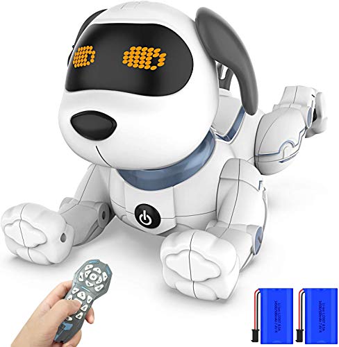 okk Cane Robot Intelligente, 2020 Cane Telecomandato di Recente con Canto, Danza, Conversazione, Giocattoli Educativi Precoci Intelligenti Per 3-12 Anni Ragazzi Ragazze Regalo di Compleanno di Natale okk Cane Robot Intelligente, 2020 Cane Telecomandato di Recente con Canto, Danza, Conversazione, Giocattoli Educativi Precoci Intelligenti Per 3-12 Anni Ragazzi Ragazze Regalo di Compleanno di Natale