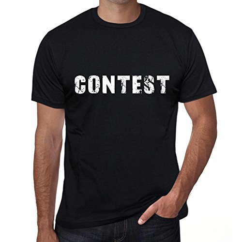 One in the City Hombre Camiseta Personalizada Regalo Original con Mensaje Divertido Contest 3XL Negro