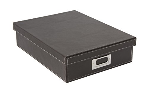Osco BPUA4 - Caja para material de oficina, marrón