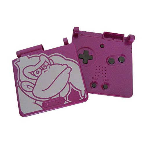 OSTENT Reemplazo King Kong Full Housing Shell Case compatible para Nintendo Gameboy Advance SP - Color Rose Red