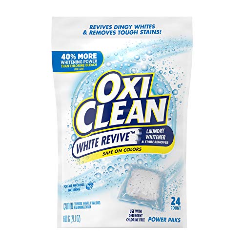 OxiClean White Revive Stain Remover Power Paks, 21.1 Ounce by OxiClean OxiClean White Revive Stain Remover Power Paks, 21.1 Ounce by OxiClean